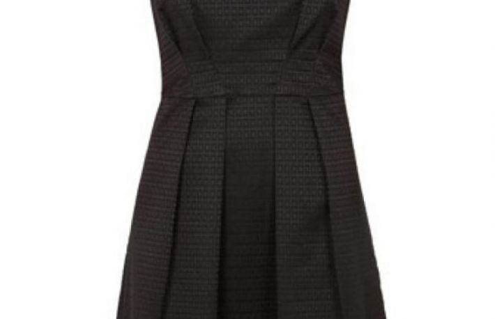 Rochie neagra din bumbac model D1728