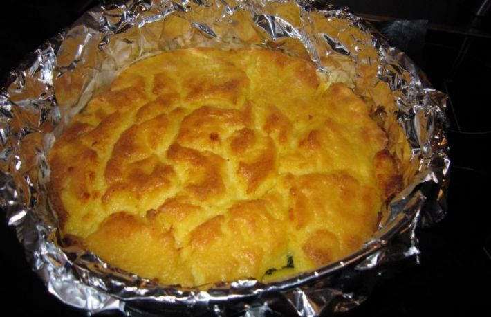 Mamaliga la cuptor