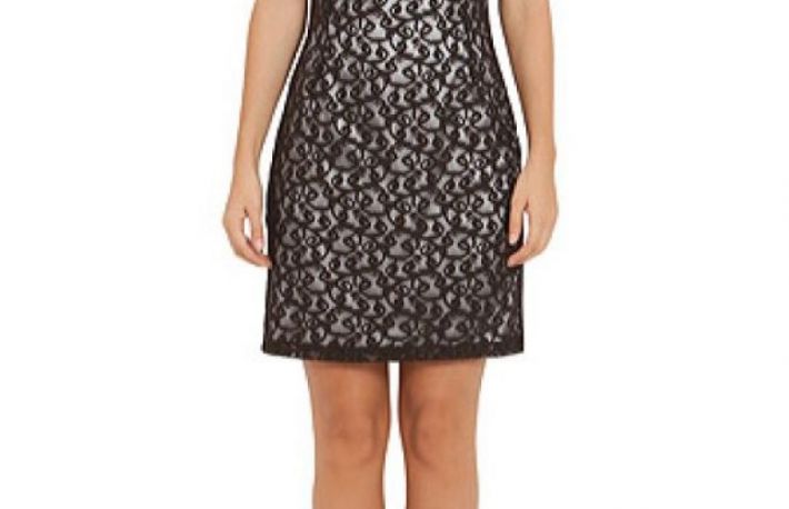 Rochie maro din dantela model D1639