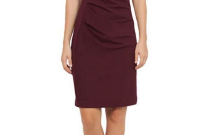 Rochie visinie de seara cu aplicatie perle model PERLA13