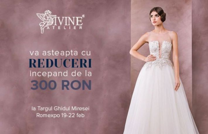 300 RON reducere la rochiile Divine Atelier
