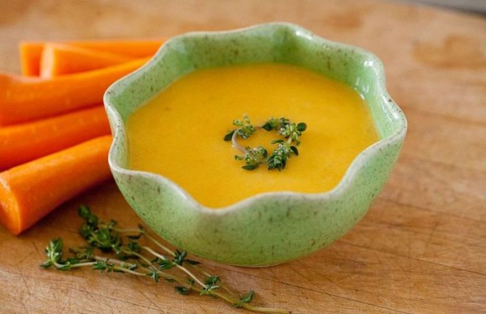 Supa crema de morcovi