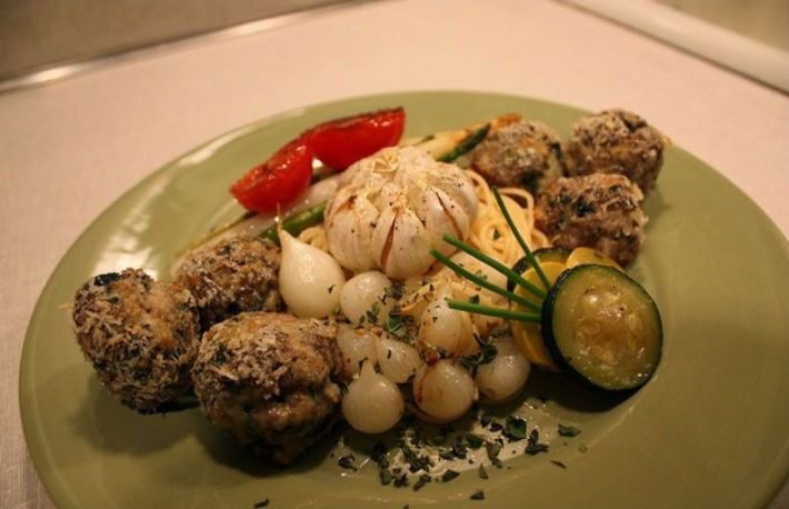 Chiftele de sparanghel la cuptor