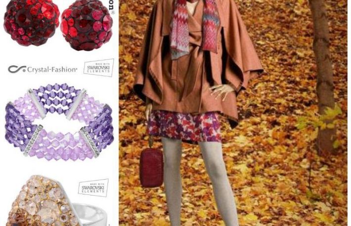 Bijuterii autumnale! Poarta cristale in nuantele frunzelor ruginii si strugurilor copti!