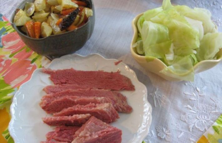 Varza dulce cu carne de vita